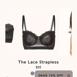 Lively Strapless Underwire Bra (optional straps)